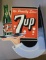 7 UP ADVERTISING FLANGE SIGN