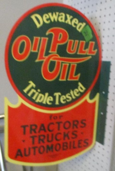 OIL PULL OIL FLANGE SIGN