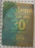 TIOLENE ADVERTISING SIGN