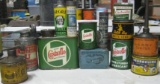 LOT OF 13 ASSORTED CANS
