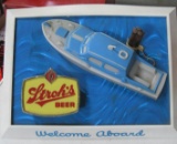 STROHS LIGHT UP ADVERTISING SIGN