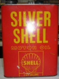 SILVER SHELL ADVERTISING CAN