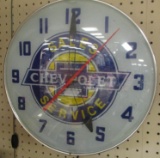 CHEVROLET ADVERTISING CLOCK
