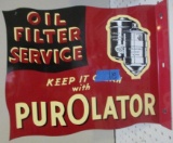 PUROLATOR FLANGE SIGN
