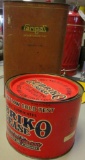 LOT OF 2 ASSORTED AUTOMOTIVE CANS