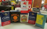 LOT OF 6 ASSORTED AUTO CANS