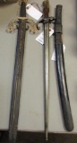 LOT OF 3 SWORDS