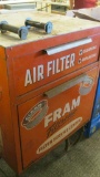 FRAM OIL AIR FILTERS ROLLING CART