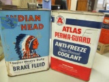 LOT OF 2 AUTOMOTIVE CANS