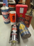 LOT OF 7 ASSORTED AUTOMOTIVE CANS