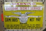 HARGRAVE SECRET SERVICE SIGN