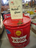 LOT OF 2 ADVERTISING CANS