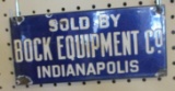BOCK EQUIPMENT CO. SIGN