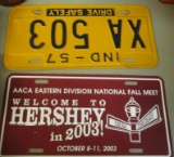LOT OF 2 LICENSE PLATES...