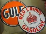 LOT OF 2 ADVERTISING SIGNS