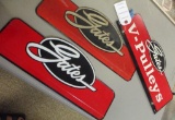 LOT OF 3 GATES DISPLAY SIGNS