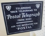 POSTAL TELEGRAPH FLANGE SIGN