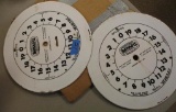 LOT OF 2 GAS PUMP PLATES