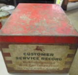 MOBIL CUSTOMER SERVICE RECORD BOX
