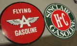 2 PORCELAIN SIGNS