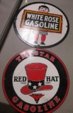 2 PORCELAIN SIGNS
