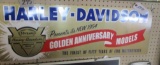 HARLEY DAVIDSON ADVERTISING SIGN
