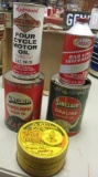 LOT OF 5 AUTOMOTIVE CANS