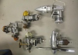 ASSORTED LOT OF SMALL MOTORS AND PARTS