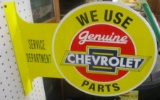 CONTEMPORARY CHEVROLET FLANGE SIGN