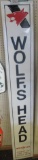 WOLFS HEAD ADVERTISING SIGN