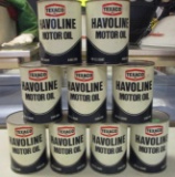 9 HAVOLINE CANS