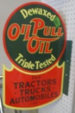 OIL PULL OIL FLANGE SIGN