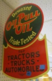 OIL PULL FLANGE SIGN