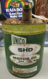 UNICO MOTOR OIL GAS CAN
