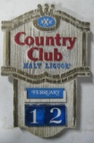 COUNTRY CLUB LIQUOR CALENDAR