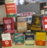8 COLLECTIBLE CANS