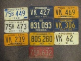 10 COLLECTIBLE LICENSE PLATES