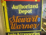 STEWART WARNER FLANGE SIGN