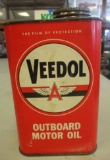 VEEDOL OUTBOARD MOTOR CAN