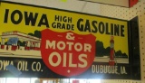 IOWA GASOLINE FLANGE SIGN