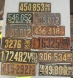 11 COLLECTIBLE LICENSE PLATES