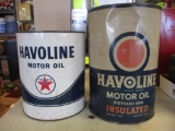 2 COLLECTIBLE CANS