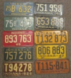 10 COLLECTIBLE LICENSE PLATES