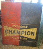 CHAMPION SPARK PLUG CABINET