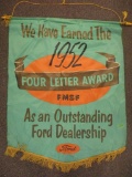 COLLECTIBLE ADVERTISING BANNER