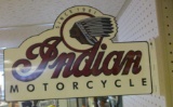 INDIAN MOTORCYCLE FLANGE SIGN