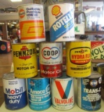 9 COLLECTIBLE CANS