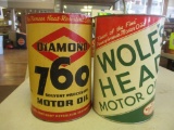 2 COLLECTIBLE CANS