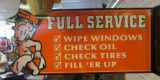 FULL SERVICE FLANGE SIGN