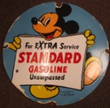 STANDARD GAS MICKEY MOUSE SIGN